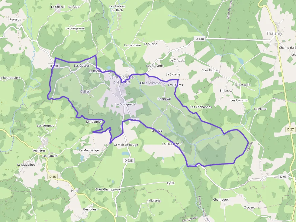 Maison 70 m² trois pièces à vendre à Saint-Bonnet-près-Bort