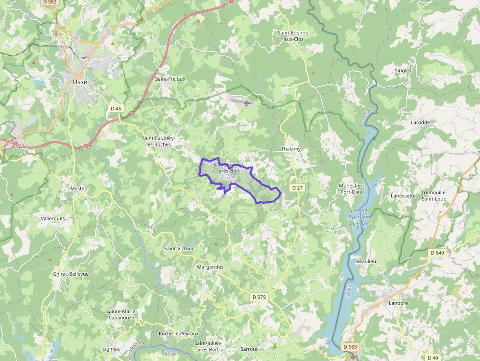 Maison 70 m² trois pièces à vendre à Saint-Bonnet-près-Bort