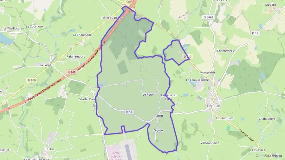 Maison 130 m² cinq pièces à vendre à Lépaud Maison 130 m² cinq pièces à vendre à Lépaud