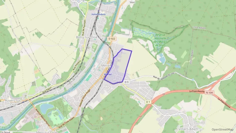 Maison 100 m² quatre pièces à vendre à Mériel