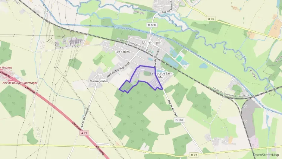 Maison 125 m² cinq pièces à vendre à Marmagne