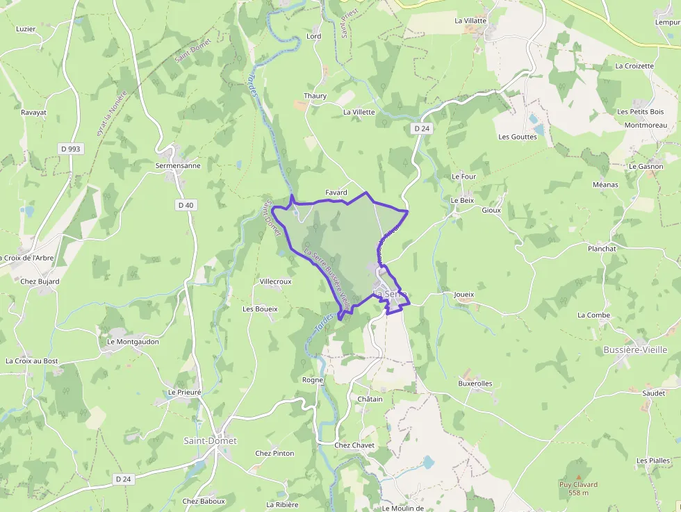 Maison 110 m² quatre pièces à vendre à La Serre-Bussière-Vieille