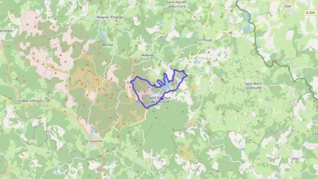 Maison 80 m² trois pièces à vendre à Saint-Oradoux-de-Chirouze