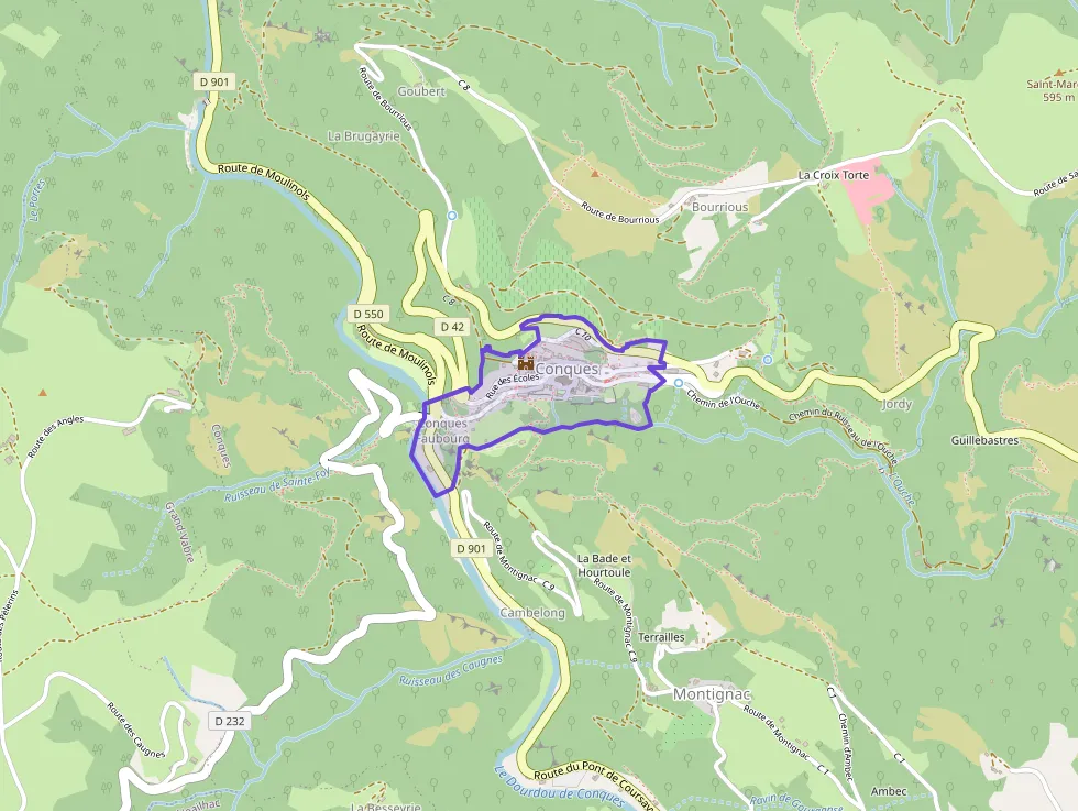 Maison 73 m² trois pièces à vendre à Conques-en-Rouergue