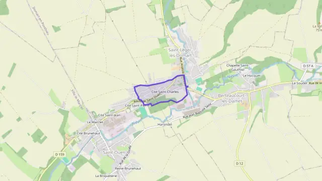 Maison 64 m² trois pièces à vendre à Saint-Léger-lès-Domart