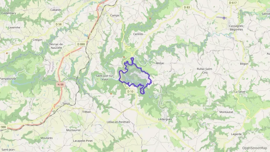 Maison 70 m² trois pièces à vendre à Saint-Just-sur-Viaur Maison 70 m² trois pièces à vendre à Saint-Just-sur-Viaur