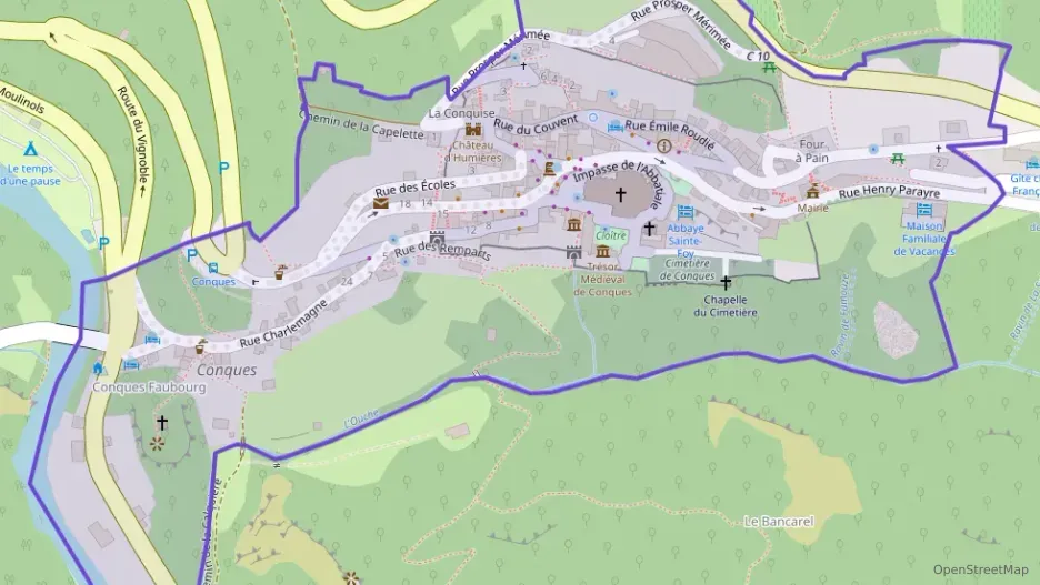 Maison 84 m² cinq pièces à vendre à Conques-en-Rouergue