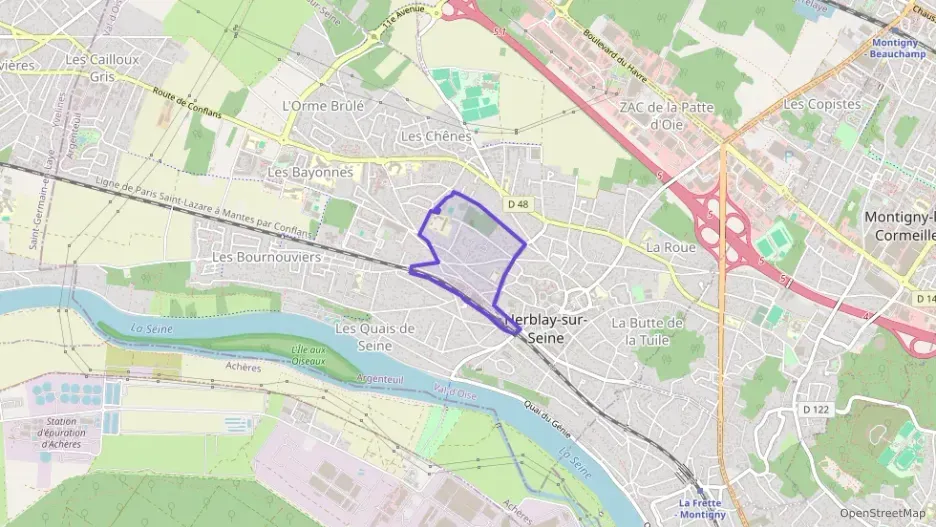 Maison 80 m² cinq pièces à vendre à Herblay-sur-Seine