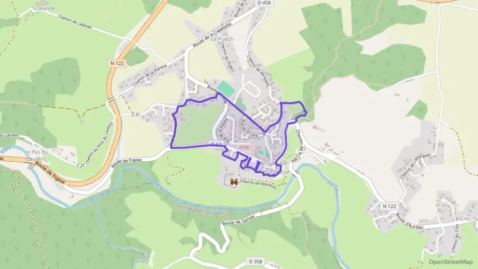 Maison 97 m² quatre pièces à vendre à Sansac-de-Marmiesse Maison 97 m² quatre pièces à vendre à Sansac-de-Marmiesse