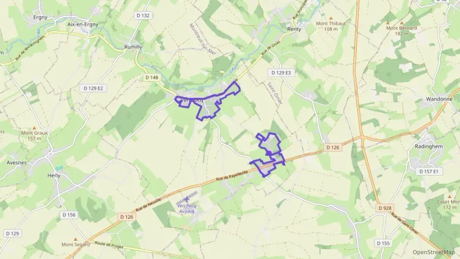 Maison 66 m² trois pièces à vendre à Verchocq Maison 66 m² trois pièces à vendre à Verchocq