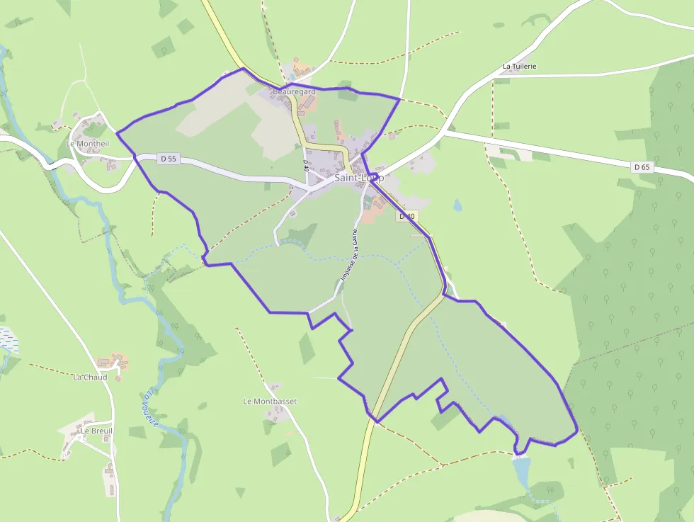 Maison 75 m² quatre pièces à vendre à Saint-Loup