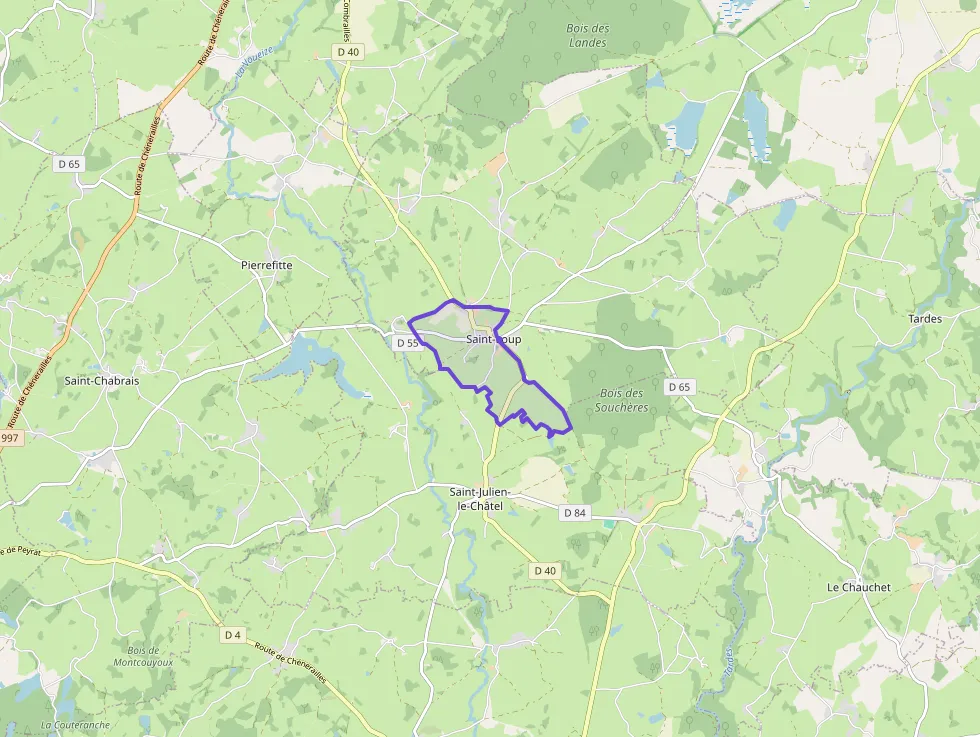 Maison 75 m² quatre pièces à vendre à Saint-Loup