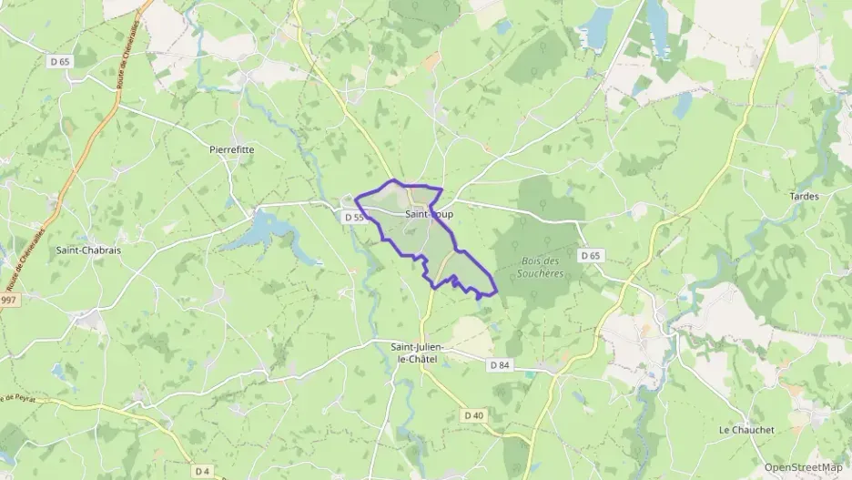 Maison 75 m² quatre pièces à vendre à Saint-Loup