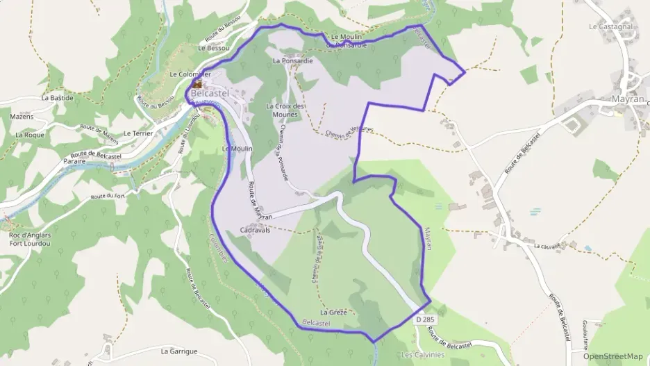 Maison 67 m² trois pièces à vendre à Belcastel