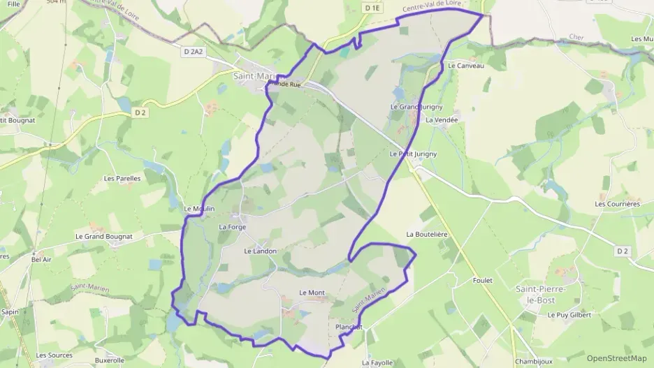 Maison 66 m² quatre pièces à vendre à Saint-Marien