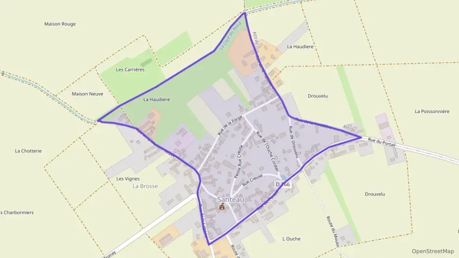 Maison 88 m² quatre pièces à vendre à Santeau