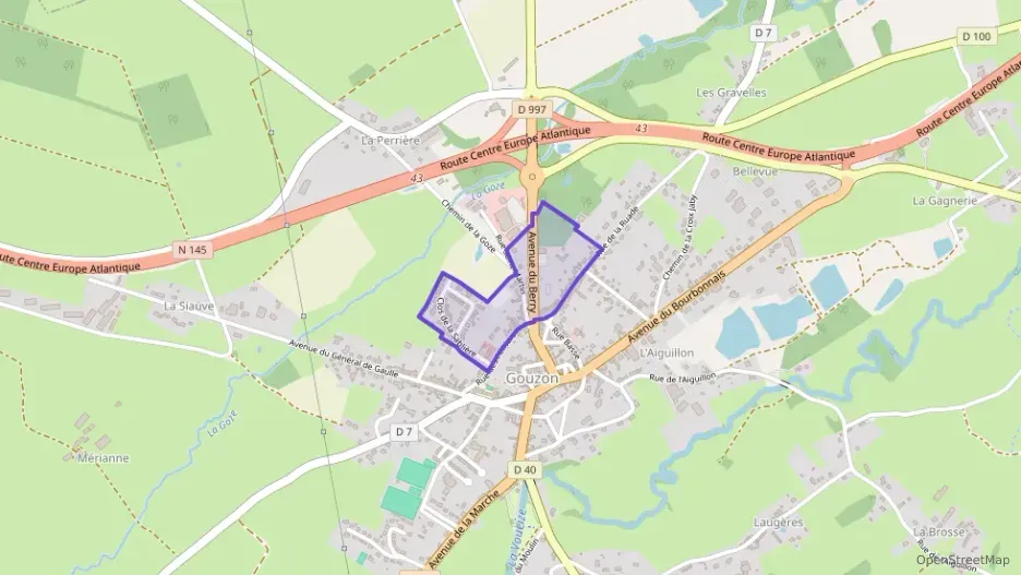 Maison 89 m² quatre pièces à vendre à Gouzon