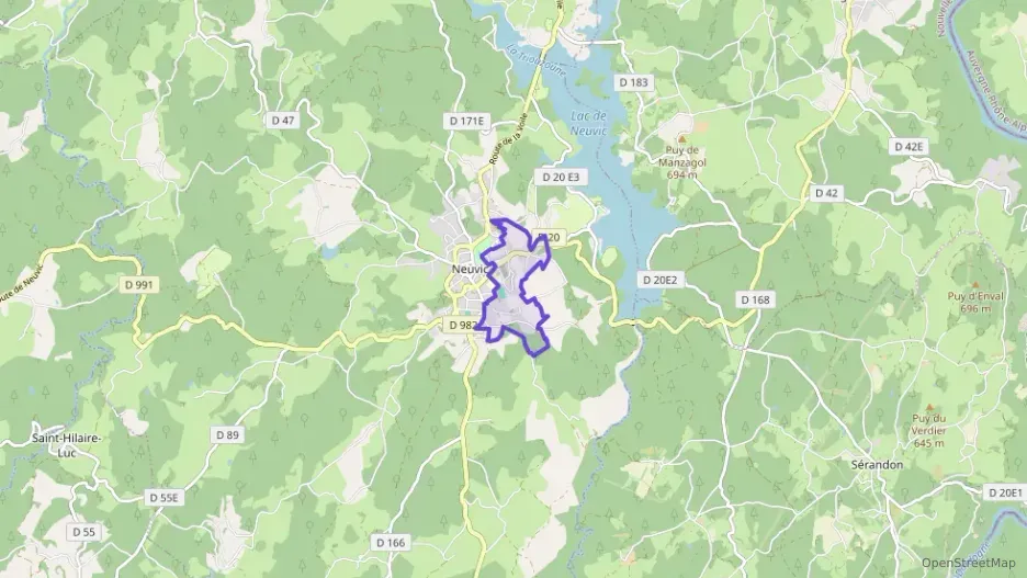 Maison 72 m² quatre pièces à vendre à Neuvic