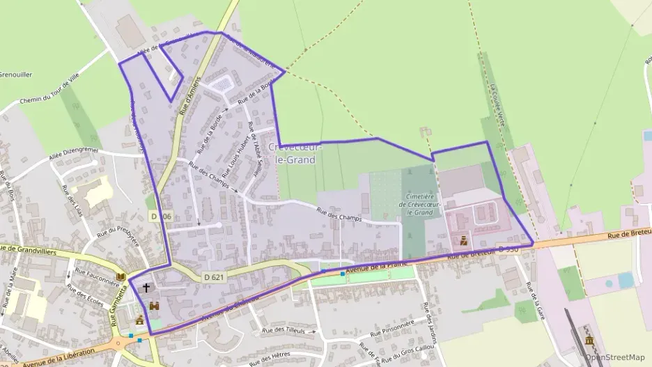 Maison 77 m² quatre pièces à vendre à Crèvecœur-le-Grand Maison 77 m² quatre pièces à vendre à Crèvecœur-le-Grand