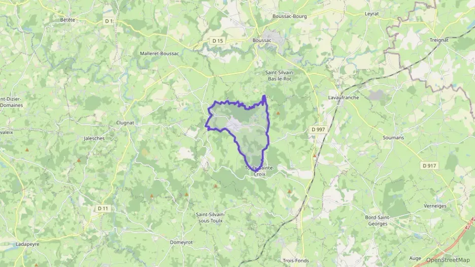 Maison 150 m² quatre pièces à vendre à Toulx-Sainte-Croix