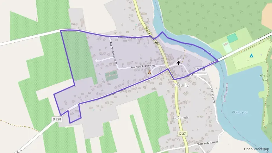 Maison 113 m² trois pièces à vendre à Preuilly Maison 113 m² trois pièces à vendre à Preuilly