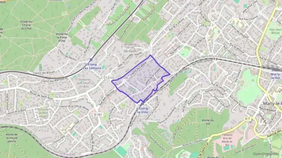 Maison 160 m² cinq pièces à vendre à L`Étang-la-Ville