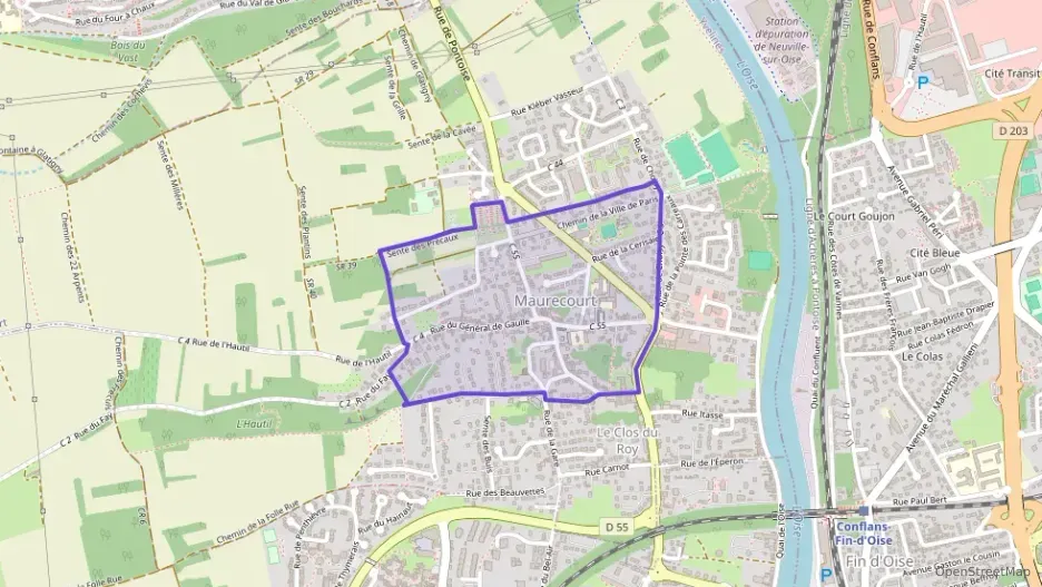 Maison 130 m² cinq pièces à vendre à Maurecourt Maison 130 m² cinq pièces à vendre à Maurecourt