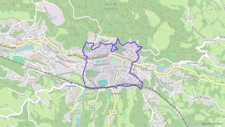 Maison 90 m² quatre pièces à vendre à Cransac Maison 90 m² quatre pièces à vendre à Cransac