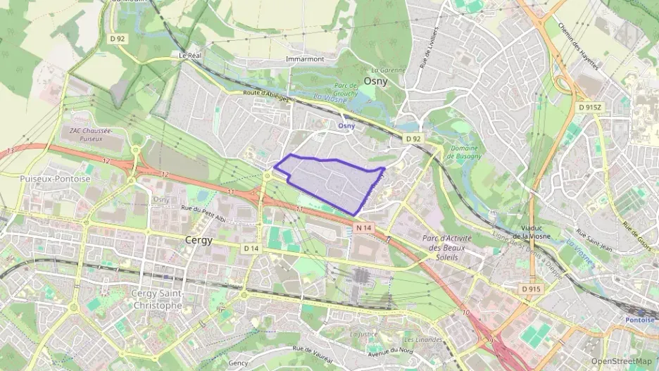 Maison 91 m² quatre pièces à vendre à Osny