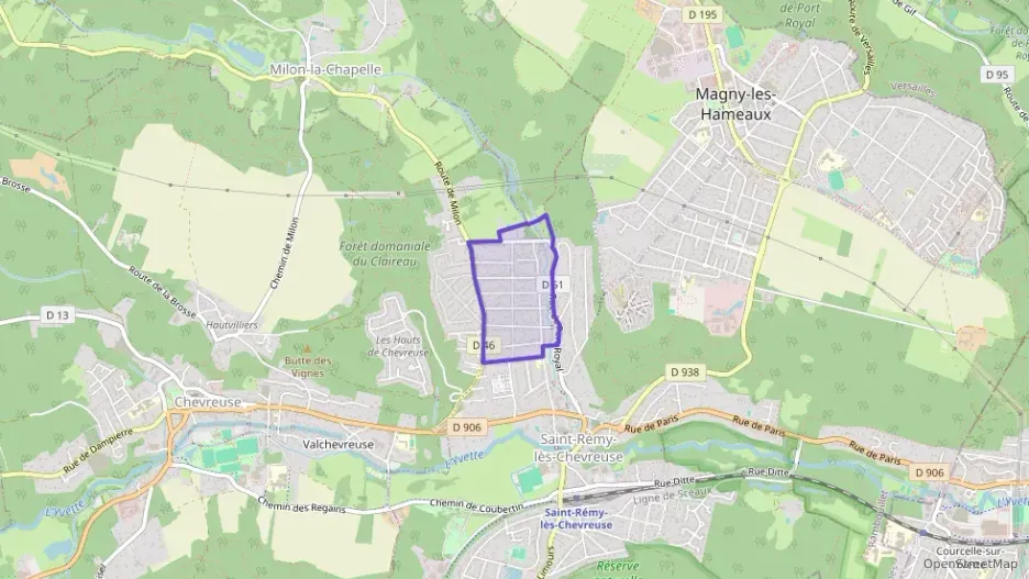 Maison 80 m² cinq pièces à vendre à Saint-Rémy-lès-Chevreuse