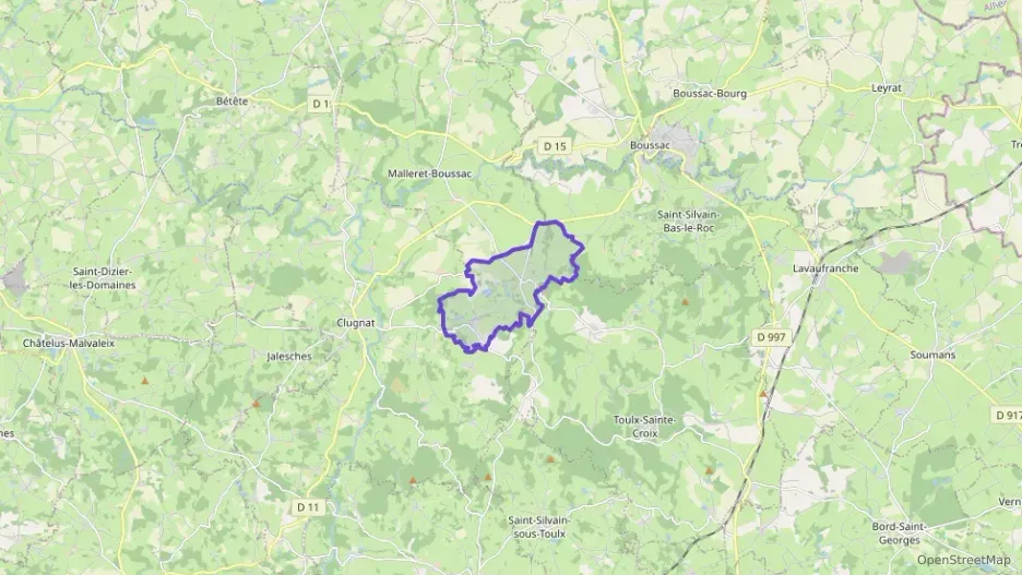 Maison 144 m² cinq pièces à vendre à Malleret-Boussac