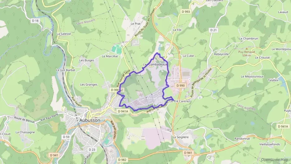 Maison 85 m² cinq pièces à vendre à Aubusson