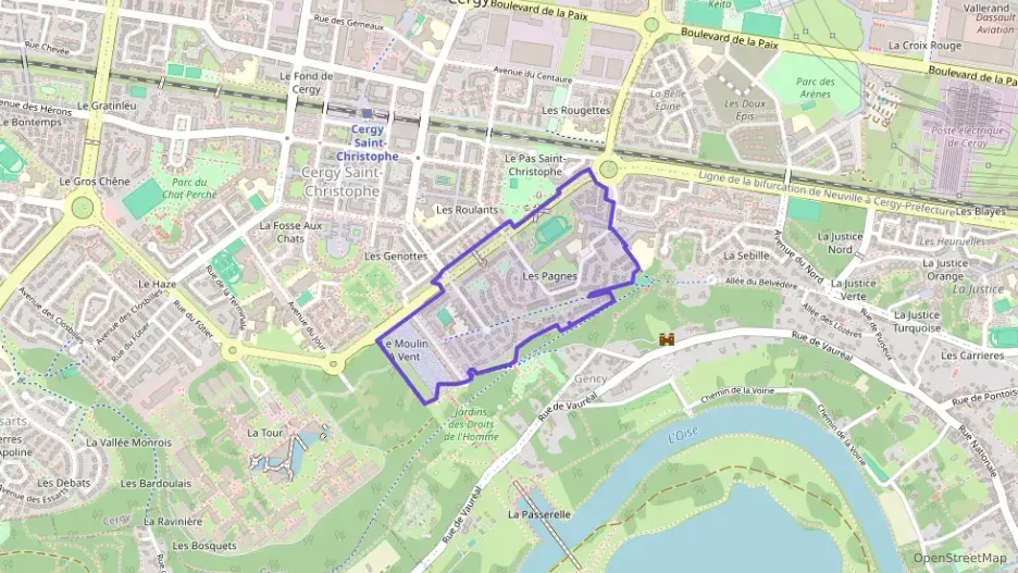 Maison 105 m² cinq pièces à vendre à Cergy