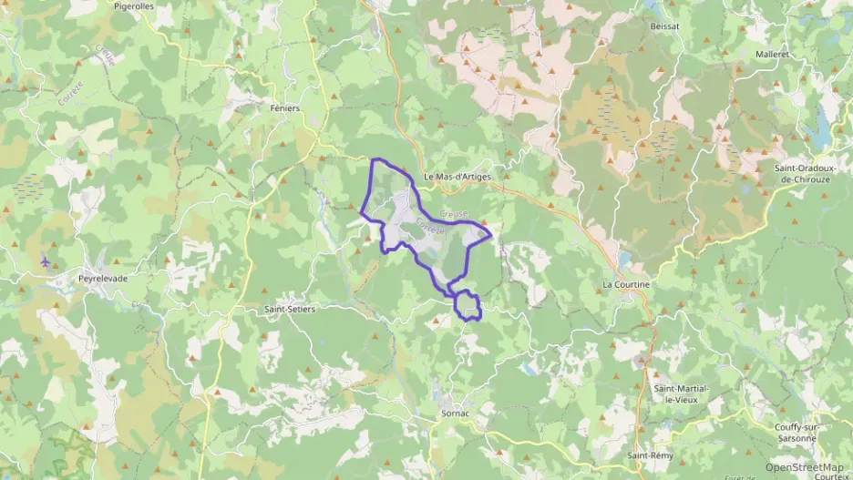 Maison 50 m² deux pieces à vendre à Sornac Maison 50 m² deux pieces à vendre à Sornac