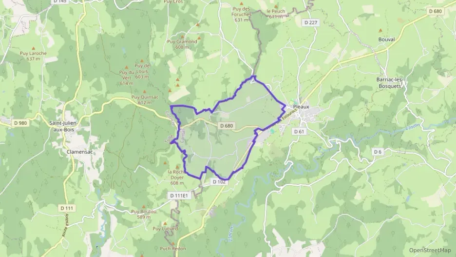 Maison 88 m² cinq pièces à vendre à Pleaux