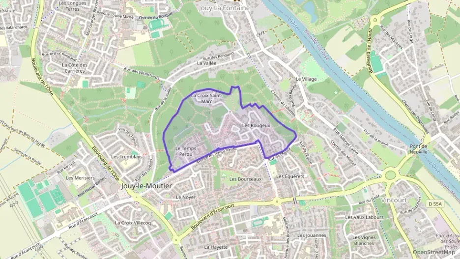 Maison 83 m² quatre pièces à vendre à Jouy-le-Moutier Maison 83 m² quatre pièces à vendre à Jouy-le-Moutier