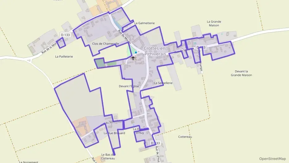 Maison 68 m² trois pièces à vendre à Crottes-en-Pithiverais
