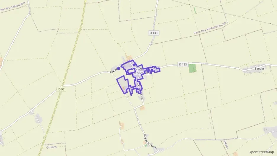 Maison 68 m² trois pièces à vendre à Crottes-en-Pithiverais