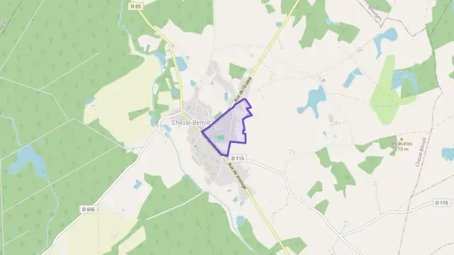 Maison 75 m² quatre pièces à vendre à Chezal-Benoît