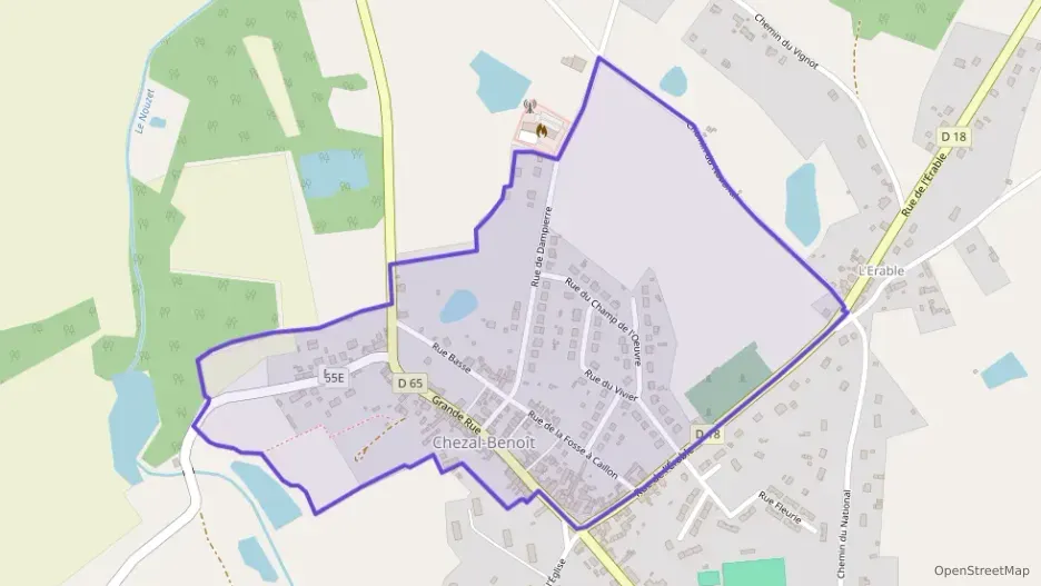 Maison 66 m² quatre pièces à vendre à Chezal-Benoît Maison 66 m² quatre pièces à vendre à Chezal-Benoît