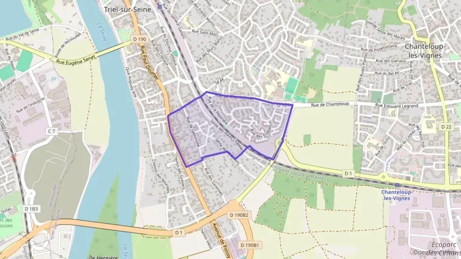 Maison 97 m² cinq pièces à vendre à Triel-sur-Seine Maison 97 m² cinq pièces à vendre à Triel-sur-Seine