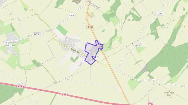 Maison 51 m² trois pièces à vendre à Thieulloy-l`Abbaye