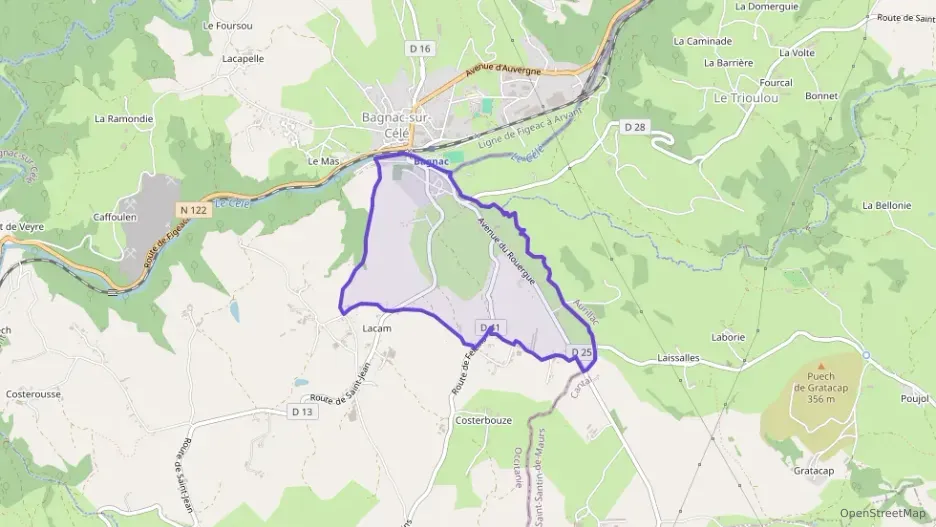 Maison 82 m² cinq pièces à vendre à Bagnac-sur-Célé