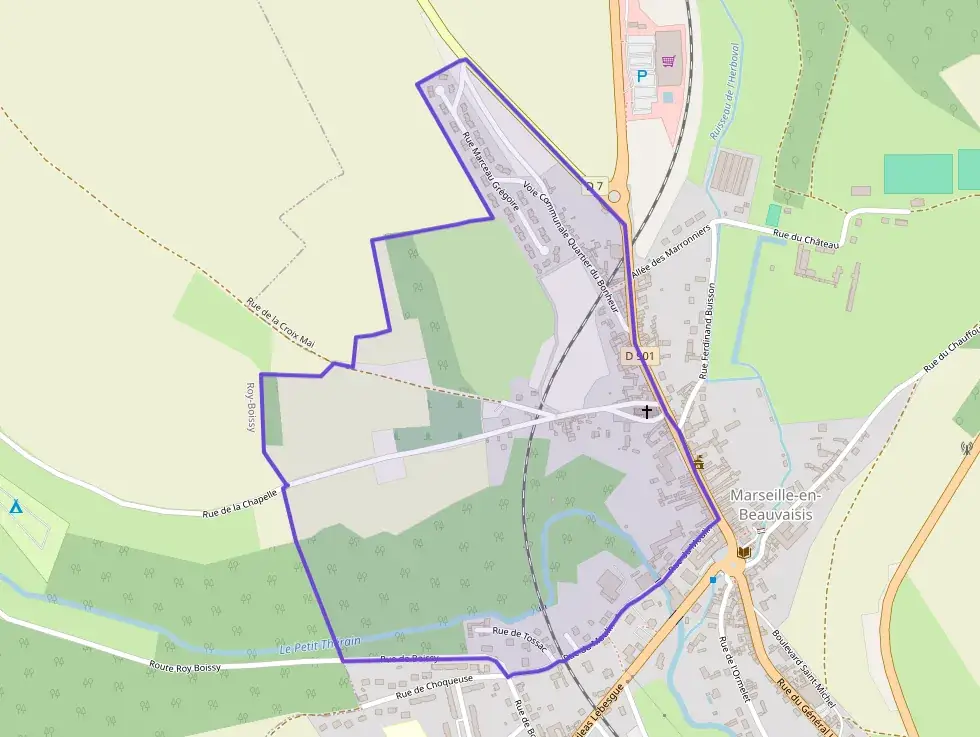 Maison 87 m² quatre pièces à vendre à Marseille-en-Beauvaisis