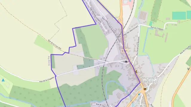 Maison 87 m² quatre pièces à vendre à Marseille-en-Beauvaisis