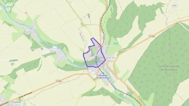 Maison 87 m² quatre pièces à vendre à Marseille-en-Beauvaisis