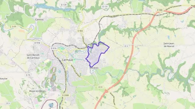 Maison 88 m² quatre pièces à vendre à Carmaux