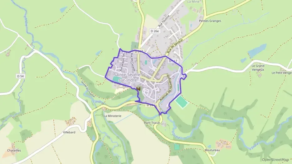 Maison 93 m² cinq pièces à vendre à Sainte-Sévère-sur-Indre Maison 93 m² cinq pièces à vendre à Sainte-Sévère-sur-Indre