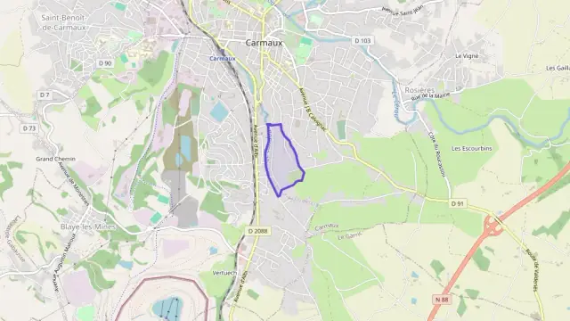 Maison 96 m² quatre pièces à vendre à Carmaux