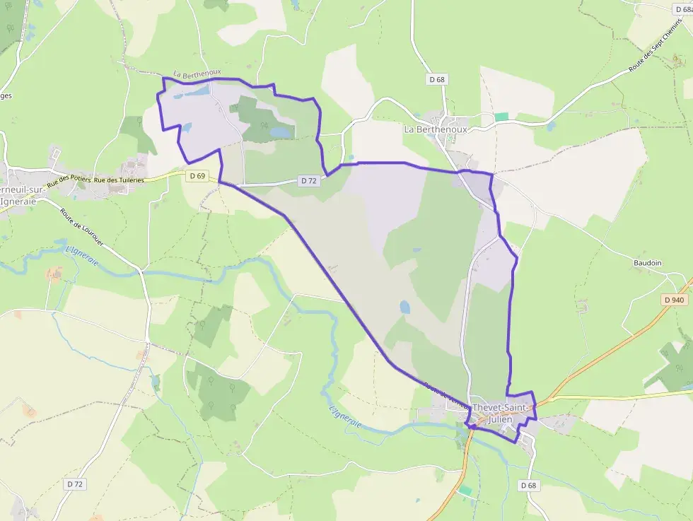 Maison 100 m² trois pièces à vendre à Thevet-Saint-Julien